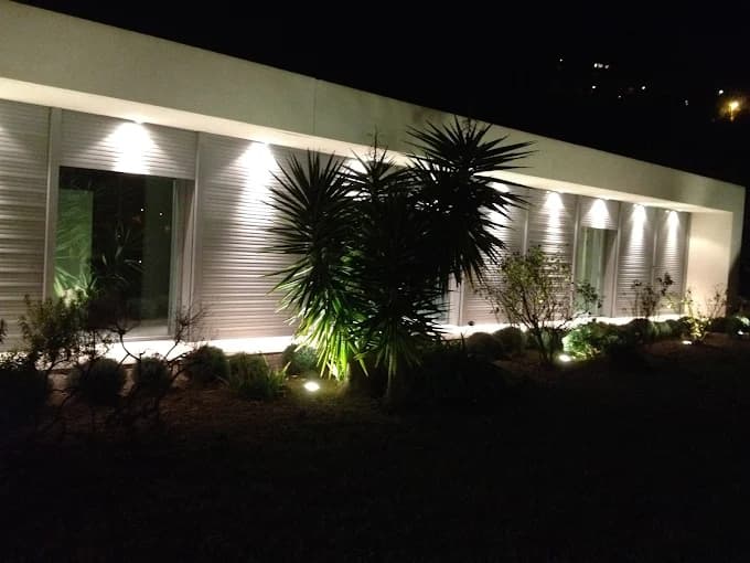 Éclairage extérieur de villa